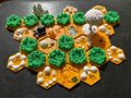 3d Printed Terraforming Mars game pieces